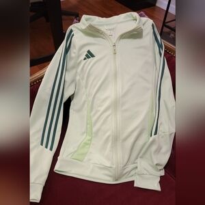 Adidas Women's Light Green Bomber Jacket